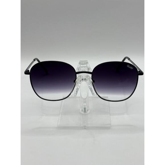 Quay Jezabell Oversized Aviator Sunglasses Black Gradient Women main image 10